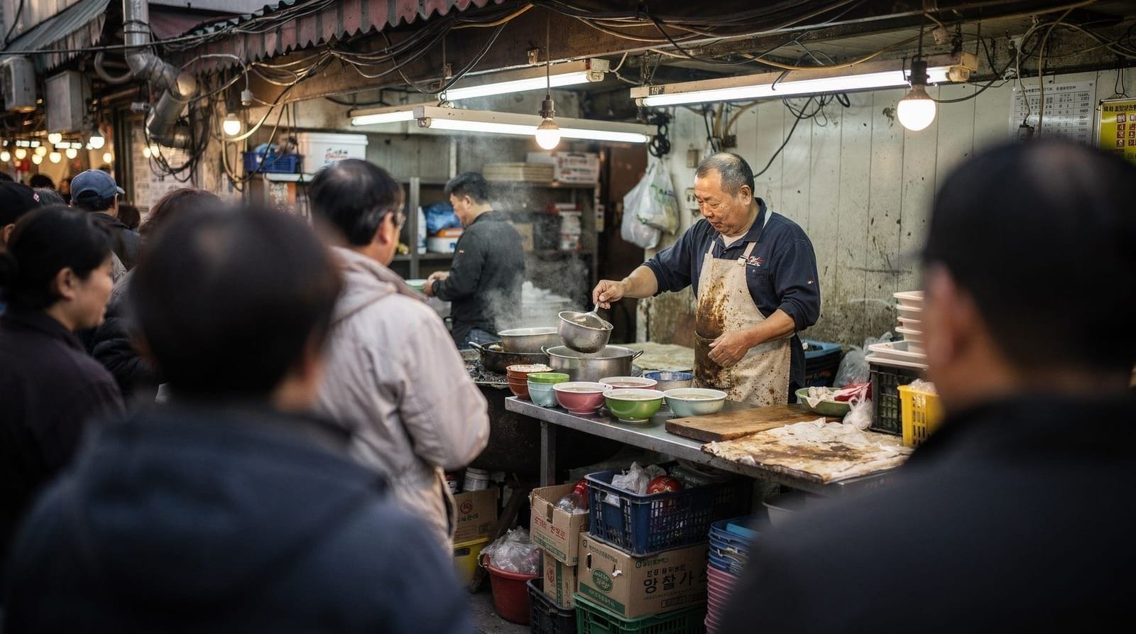 Ruta gastronómica por el mercado Gwangjang